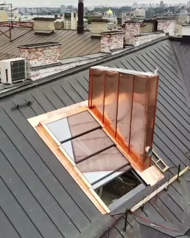 SKYTECH automatic glass roof 3&nbsp;×&nbsp;6 m